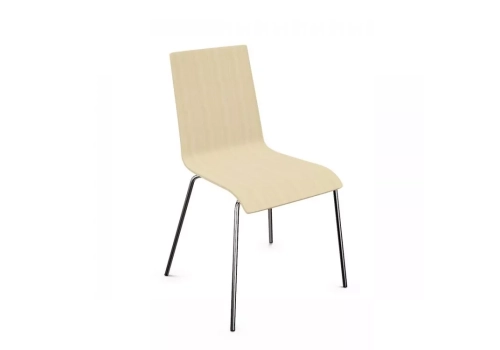 Krzesło sklejkowe CAFE-VII 4L-CR WOOD-1.007 GB [S] (PO 4 SZT)